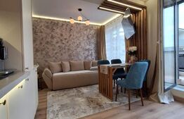 Apartament 2 camere Lux, ultrafinisat, mobilat complet, terasa 12mp, la cheie.