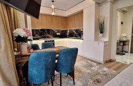 Apartament 2 camere Lux, ultrafinisat, mobilat complet, terasa 12mp, la cheie.