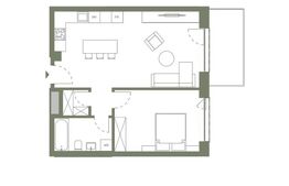 Comision zero! ERA by Hexagon, apartament  2 camere, 54 mp, finisat