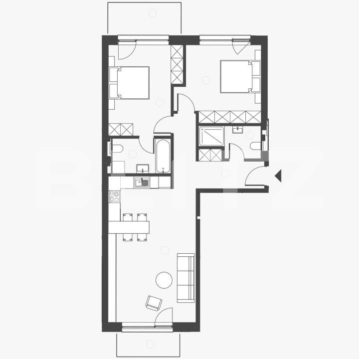 Apartament de vânzare 3 camere Semicentral - 175310AV | BLITZ Cluj-Napoca | Poza3