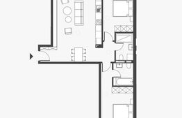 Comision 0 ! Somesului 15, Apartament 3 camere, Semicentral, 2 bai, 77mp.
