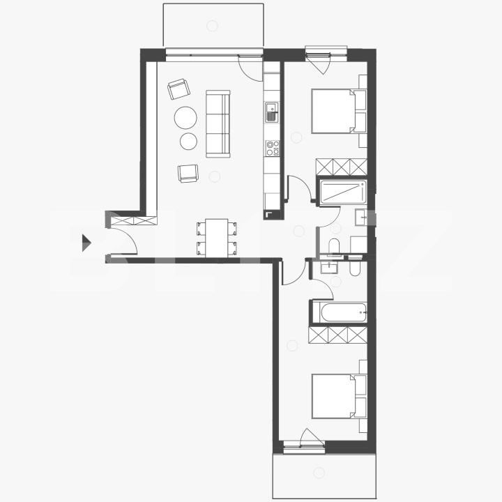 Apartament de vânzare 3 camere Semicentral - 175314AV | BLITZ Cluj-Napoca | Poza2