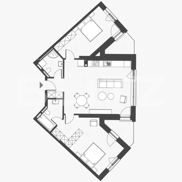 Apartament de vânzare 3 camere Semicentral - 175320AV | BLITZ Cluj-Napoca | Poza2