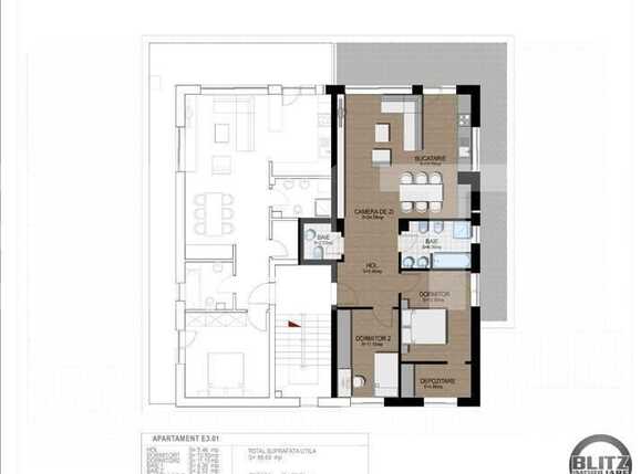 Apartament de vânzare 3 camere Zorilor - 17536AV | BLITZ Cluj-Napoca | Poza1