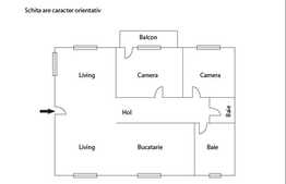 Vanzare apartament 4 camere, 92 mp, parcare, terasa, zona strazii Eugen Ionesco