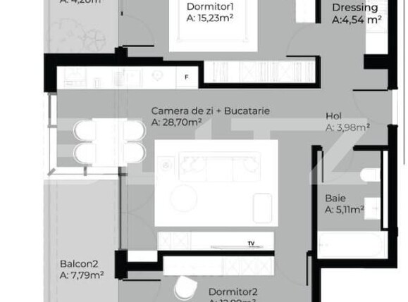 Apartament de vânzare 3 camere Gheorgheni - 175500AV | BLITZ Cluj-Napoca | Poza2
