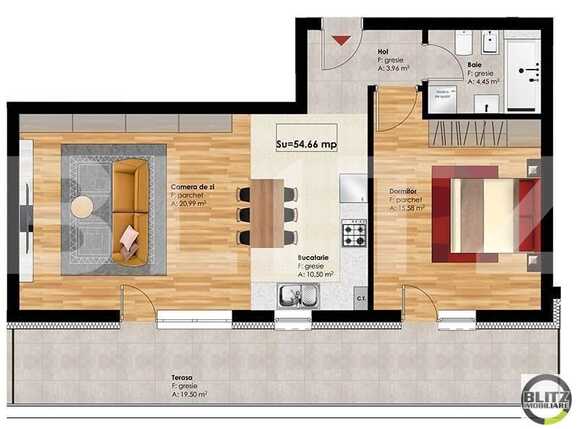 Apartament de vânzare 2 camere Zorilor - 17553AV | BLITZ Cluj-Napoca | Poza1