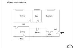 De vanzare apartament 3 camere, 65 mp, boxa subsol, zona strazii Gheorghe Dima