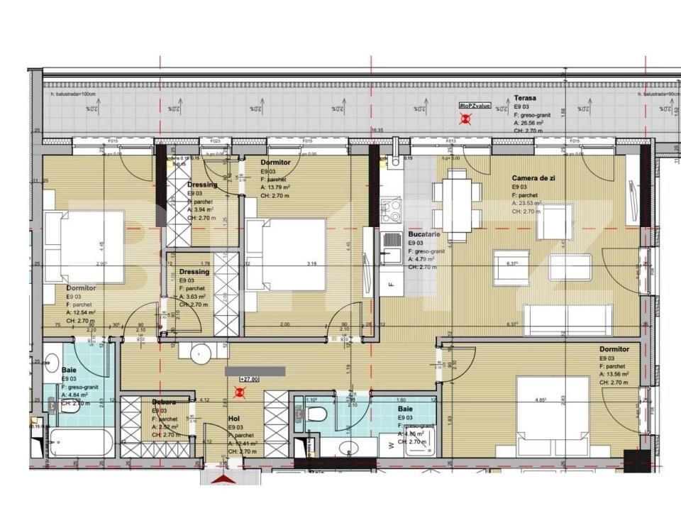 Apartament de închiriat 4 camere Zorilor - 175751AI | BLITZ Cluj-Napoca | Poza16