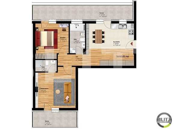 Apartament de vânzare 3 camere Zorilor - 17589AV | BLITZ Cluj-Napoca | Poza3