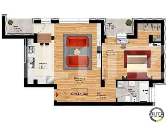 Apartament de vânzare 2 camere Zorilor - 17592AV | BLITZ Cluj-Napoca | Poza1