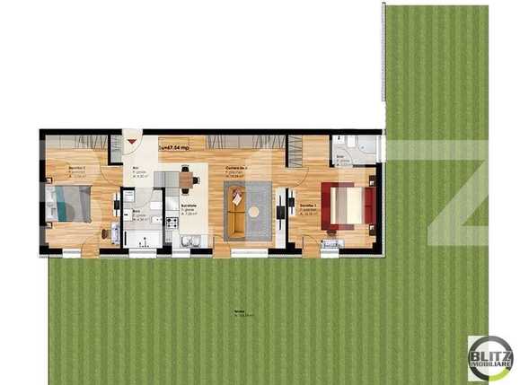 Apartament de vânzare 3 camere Zorilor - 17616AV | BLITZ Cluj-Napoca | Poza1