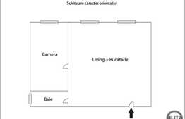 Vanzare apartament 2 camere, 57 mp, loc de parcare, zona strazii Republicii