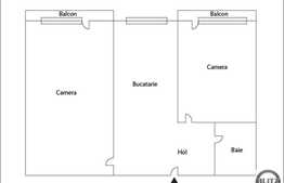 Apartament 2 camere, 55 mp, garaj, boxa, zona strazii Observatorului
