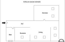 Apartament 2 camere, 41 mp, zona strazii Calea Turzii