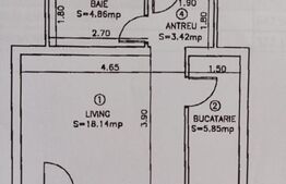 Apartament 1 camera, expunere sudica, etaj 2, zona Eroilor