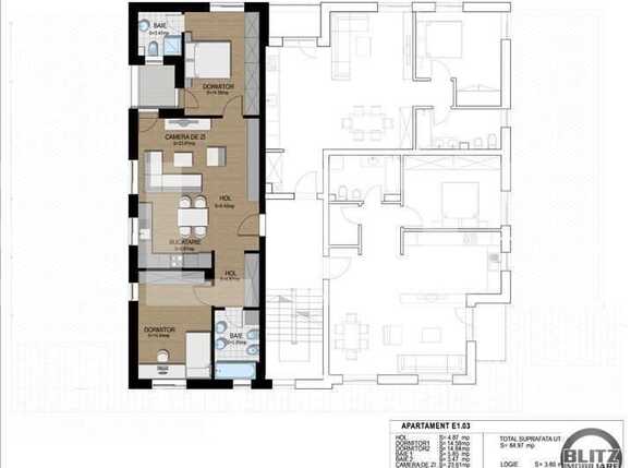 Apartament de vânzare 3 camere Zorilor - 17690AV | BLITZ Cluj-Napoca | Poza1