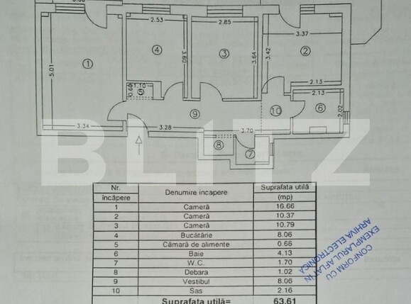 Apartament de vânzare 3 camere Marasti - 176976AV | BLITZ Cluj-Napoca | Poza17