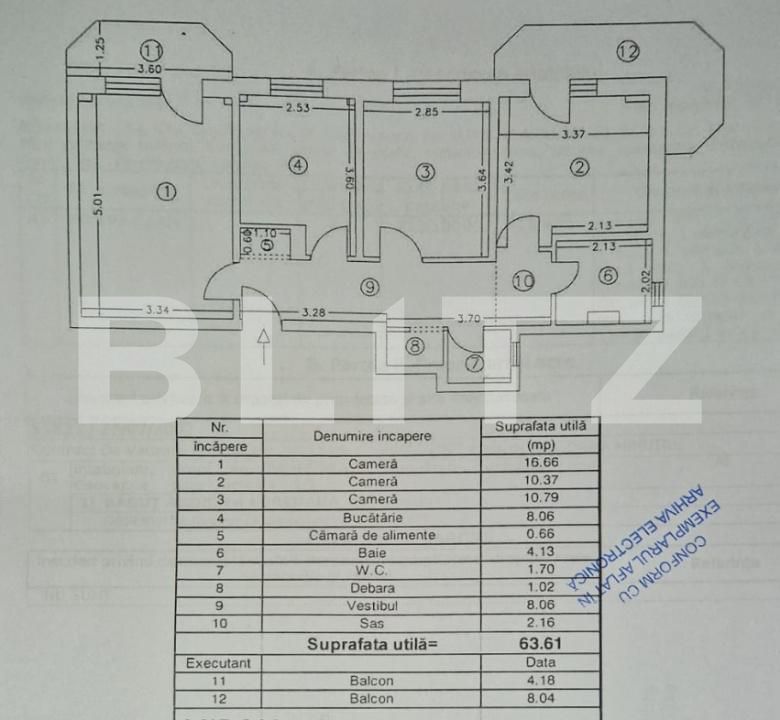 Apartament de vânzare 3 camere Marasti - 176976AV | BLITZ Cluj-Napoca | Poza17