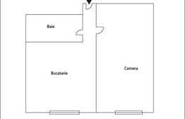 Vanzare apartament cu 1 camera in zona Gruia