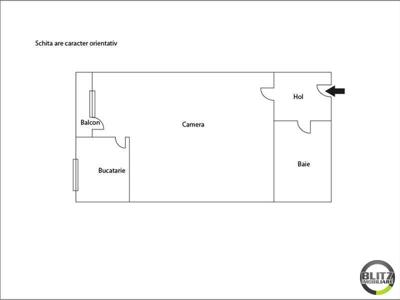 Garsonieră de vânzare Manastur - 1770AV | BLITZ Cluj-Napoca | Poza1