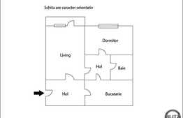 De vanzare apartament 2 camere decomandate, zona Complex Diana, 51 mp utili