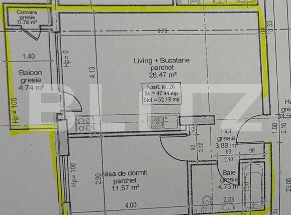 Apartament de vânzare 2 camere Floreşti - 177140AV | BLITZ Cluj-Napoca | Poza3