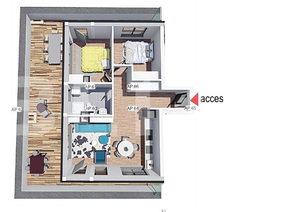 Apartament de vânzare 2 camere Dambul Rotund - 177170AV | BLITZ Cluj-Napoca | Poza1