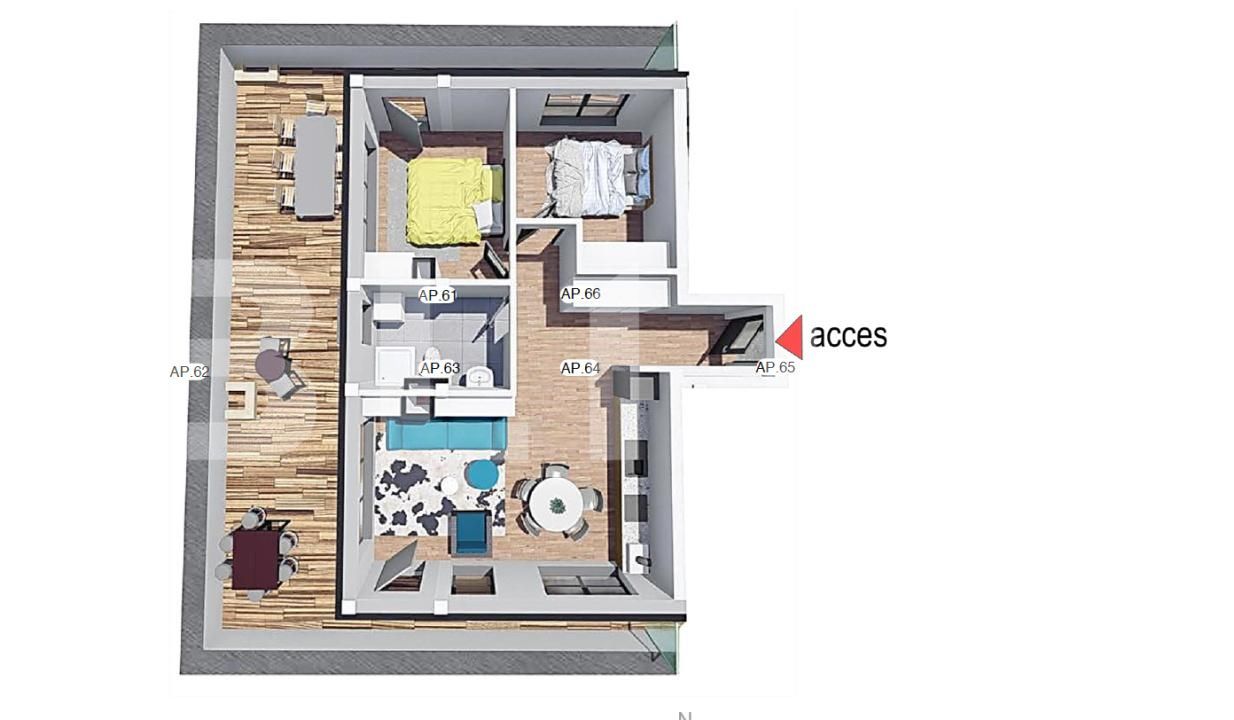 Apartament de vânzare 2 camere Dambul Rotund - 177170AV | BLITZ Cluj-Napoca | Poza1