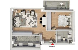 Comision 0!Apartament 2 camere,confort sporit,Bloc Nou,Petrom Calea Baciului