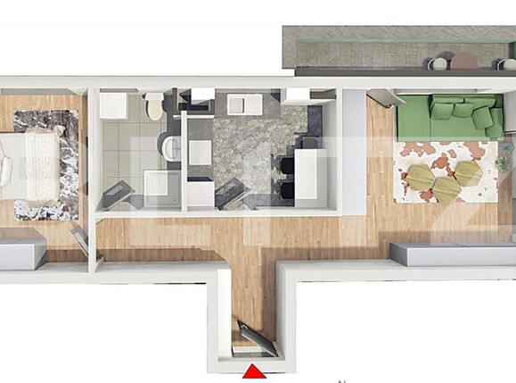 Apartament de vânzare 2 camere Dambul Rotund - 177179AV | BLITZ Cluj-Napoca | Poza2