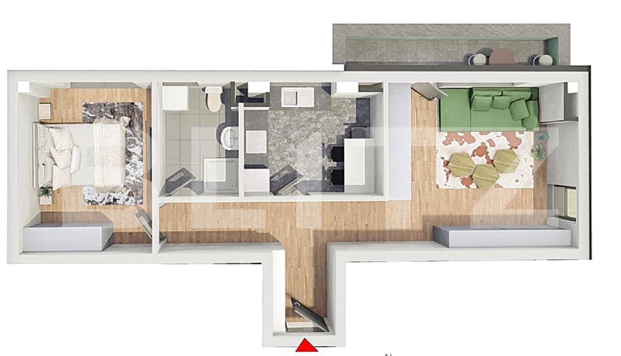 Apartament de vânzare 2 camere Dambul Rotund - 177179AV | BLITZ Cluj-Napoca | Poza2