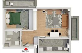 Apartament 2 camere, confort sporit,Bloc Nou,Petrom Calea Baciulu