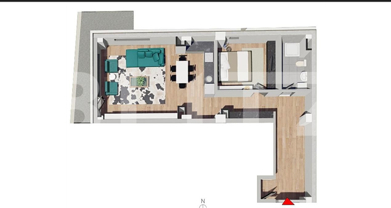 Apartament de vânzare 2 camere Dambul Rotund - 177186AV | BLITZ Cluj-Napoca | Poza1