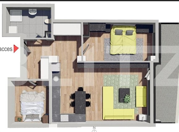 Apartament de vânzare 3 camere Dambul Rotund - 177187AV | BLITZ Cluj-Napoca | Poza1