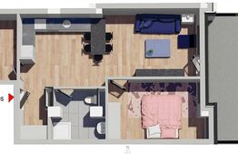 Comision 0! Apartament 2 camere, Bloc Nou, Petrom Calea Baciului