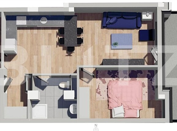 Apartament de vânzare 2 camere Dambul Rotund - 177191AV | BLITZ Cluj-Napoca | Poza1