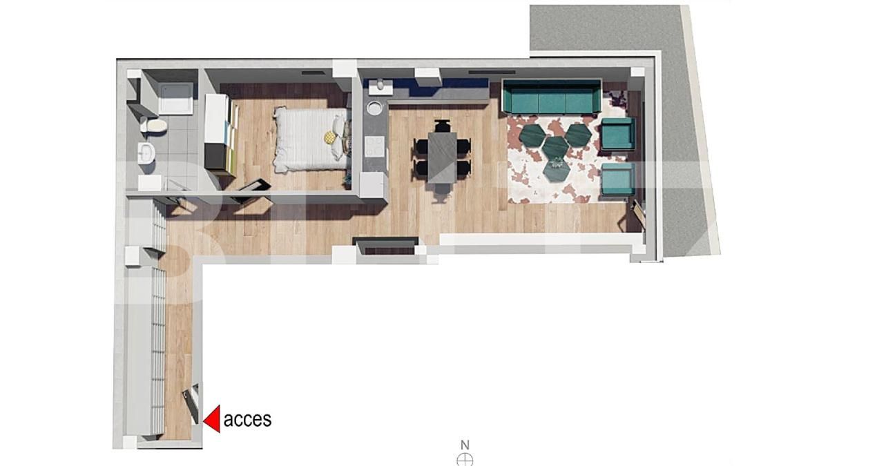 Apartament de vânzare 2 camere Dambul Rotund - 177192AV | BLITZ Cluj-Napoca | Poza2