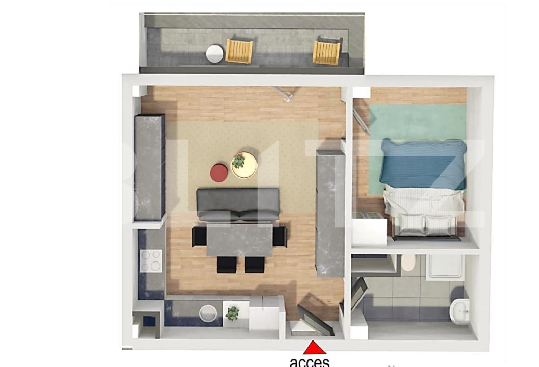 Apartament de vânzare 2 camere Dambul Rotund - 177193AV | BLITZ Cluj-Napoca | Poza2