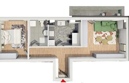 Comision 0!Apartament 2 camere, confort sporit,Bloc Nou,Petrom Calea Baciului
