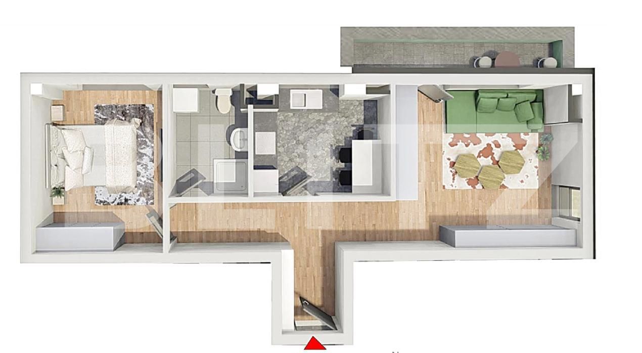 Apartament de vânzare 2 camere Dambul Rotund - 177194AV | BLITZ Cluj-Napoca | Poza1