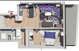 Comision 0! Apartament 2 camere, Bloc Nou, Petrom Calea Baciului