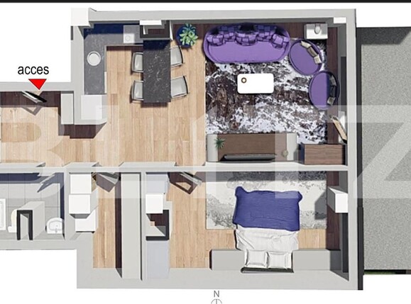 Apartament de vânzare 2 camere Dambul Rotund - 177195AV | BLITZ Cluj-Napoca | Poza1