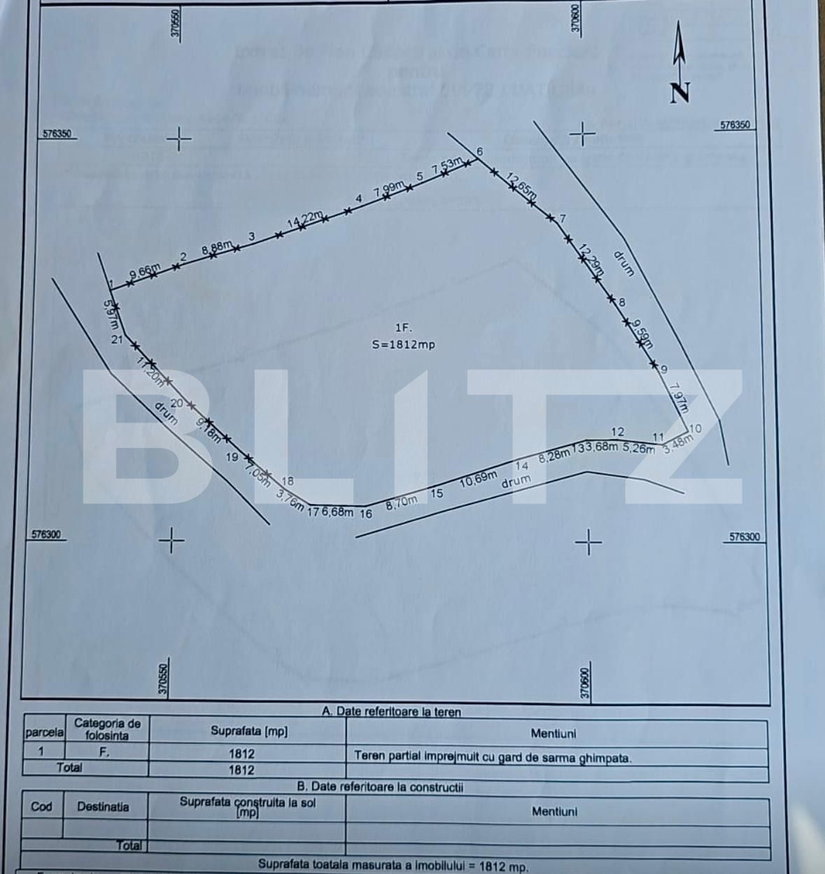 Teren de vânzare Muntele Rece - 177238TV | BLITZ Cluj-Napoca | Poza3