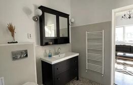 Apartament 82 mp, 2 dormitoare, 2 bai, living, laundry space, balcon si parcare