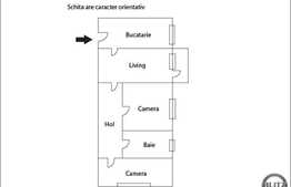De vanzare 3 camere semidecomandate, zona Piata Hermes, cu loc de parcare