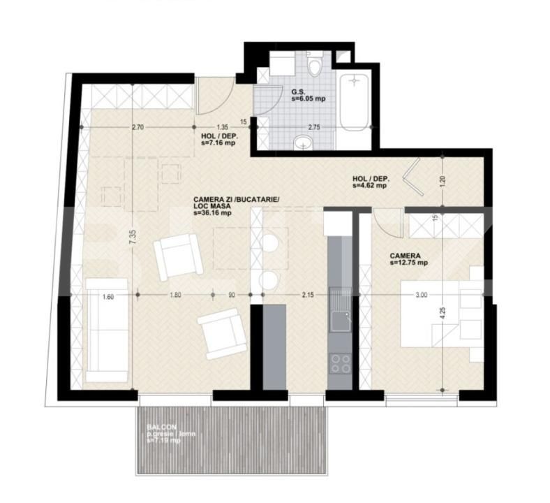 Apartament de vânzare 2 camere Marasti - 178145AV | BLITZ Cluj-Napoca | Poza2