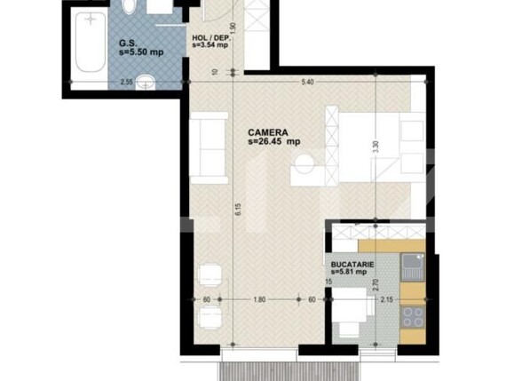 Garsonieră de vânzare Marasti - 178146AV | BLITZ Cluj-Napoca | Poza2