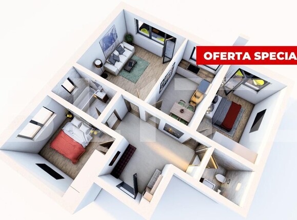 Apartament de vânzare 3 camere Sanpetru - 178226AV | BLITZ Brașov | Poza1