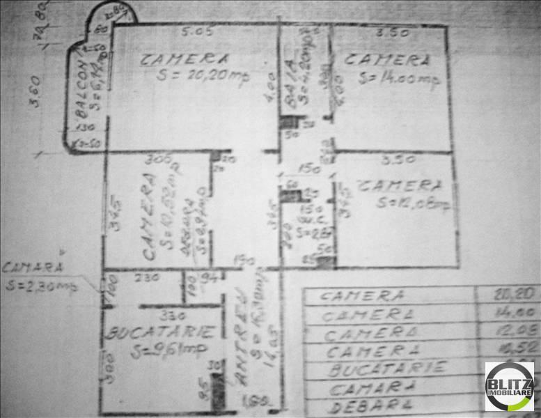 Apartament de vânzare 4 camere Manastur - 1785AV | BLITZ Cluj-Napoca | Poza1